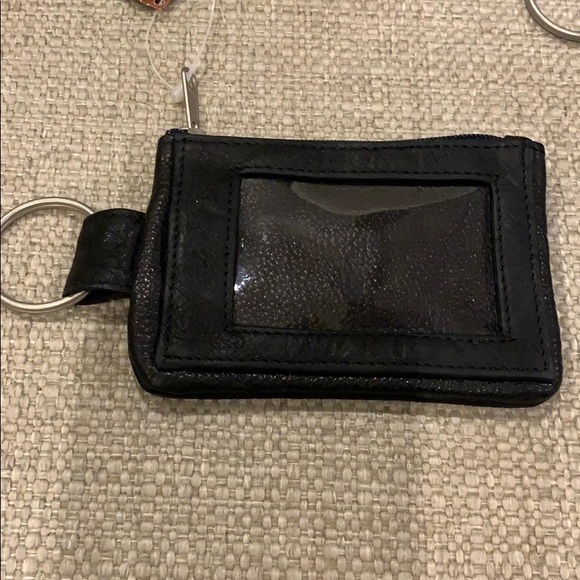 LEATHER EMBOSSED TEXAS UT ID HOLDER & Zippered Money Compartment - Picture 2 of 5